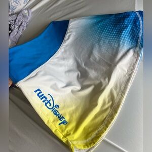 Run Disney Blue and Yellow Running Skort